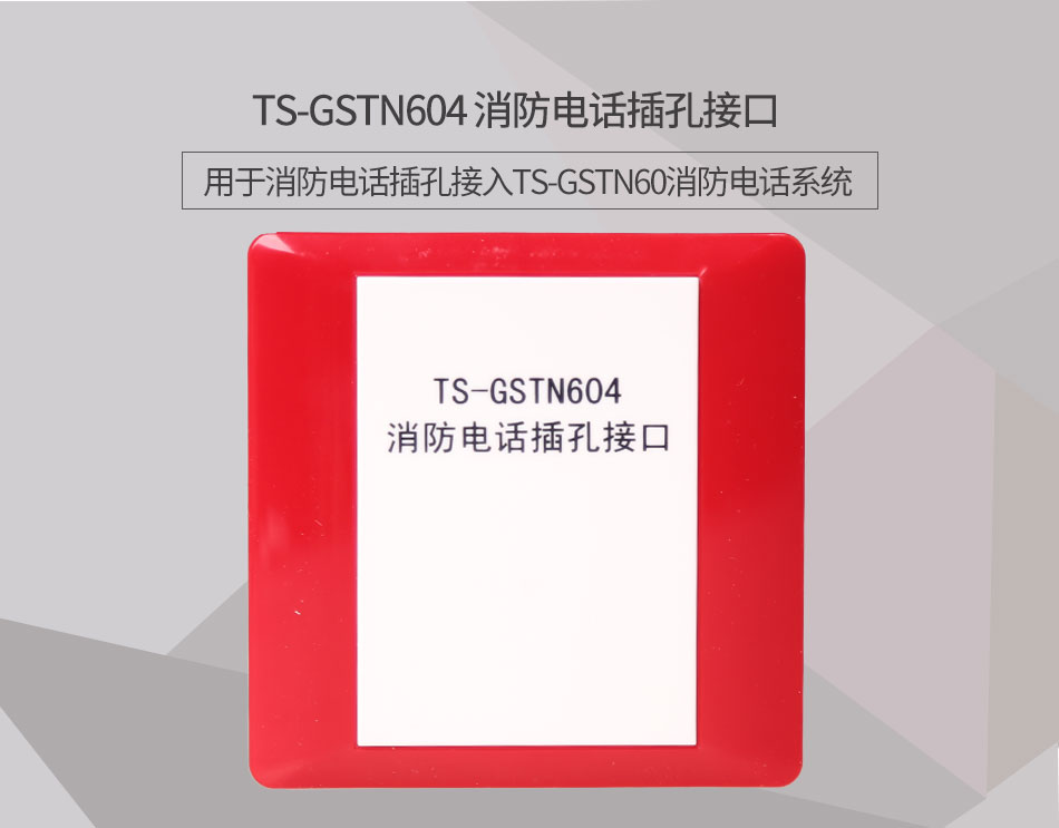山东海湾TS-GSTN604消防电话接口情景展示